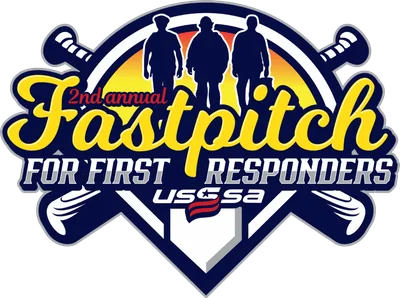 2nd annual Fastpitch for first responders logo
