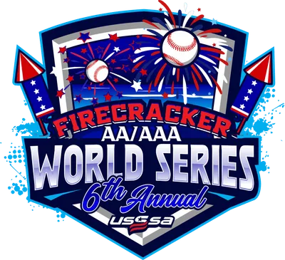 6th ANNUAL FIRECRACKER AA/AAA WORLD SERIES logo