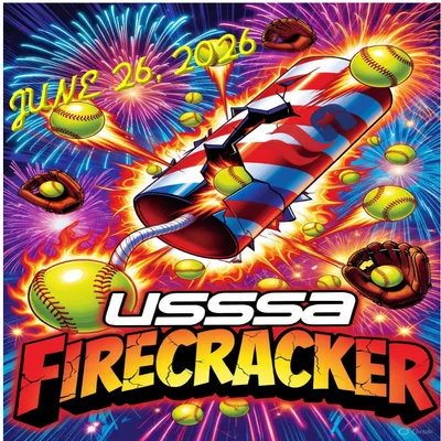 9th Annual USSSA Firecracker logo