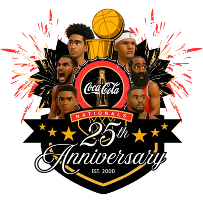 A.C.E.S COCA-COLA NATIONALS 25th Anniversary logo
