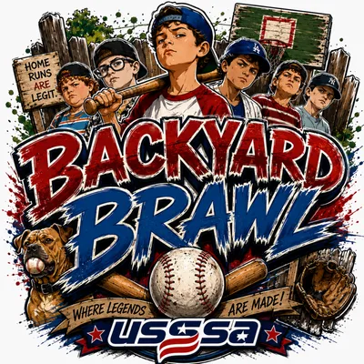 Backyard Brawl (Sandlot the Movie Rings) - PAP logo