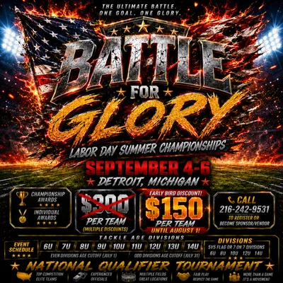 Battle For Glory | Labor Day Championships *National Qualifier* logo