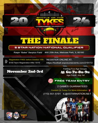 Battle of the Tykes 2026 - Oct 31 logo