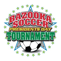 Bazooka Soccer Presidents Day Tournament logo