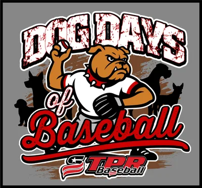 Dog Days of Baseball Mistlin/Modesto logo