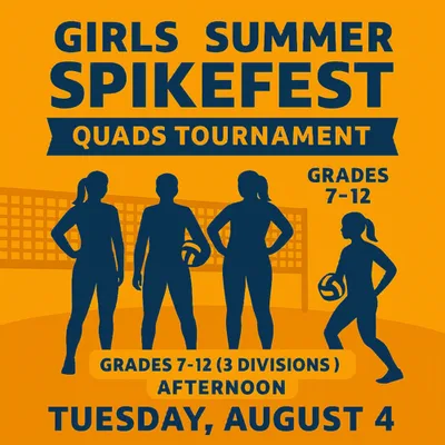 Girls Summer Spikefest - Quads Tournament logo
