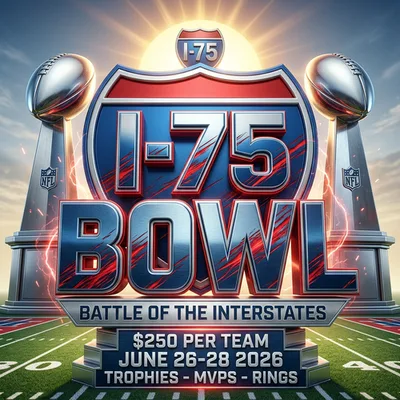 i75 BOWL - Battle OF The Interstates logo