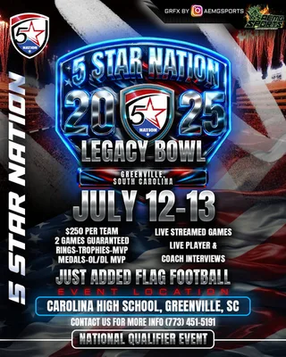 Legacy Bowl Presented by 5 Star Nation logo