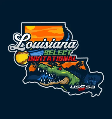 Louisiana Select Invitational - 5 INNING “NO” time logo