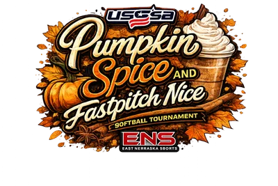 Pumpkin Spice and Fastpitch Nice logo