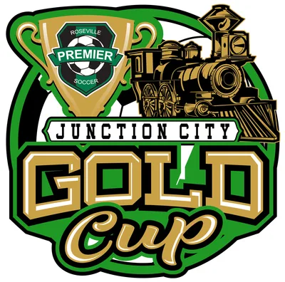 Roseville Soccer Club Junction City Gold Cup logo