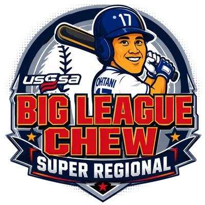 (SATURDAY) Big League Chew OHTANI Super Regional logo