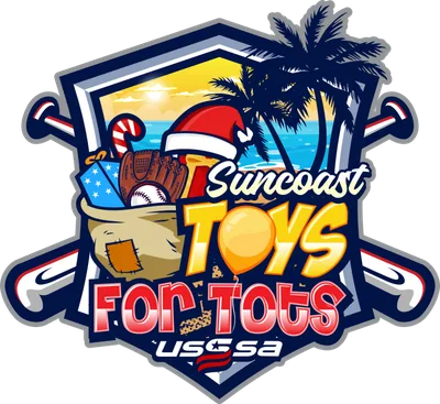 Suncoast Toys for Tots (Rings) logo
