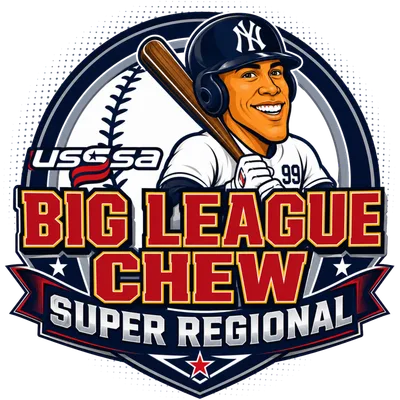 (SUNDAY) Big League Chew JUDGE Super Regional logo