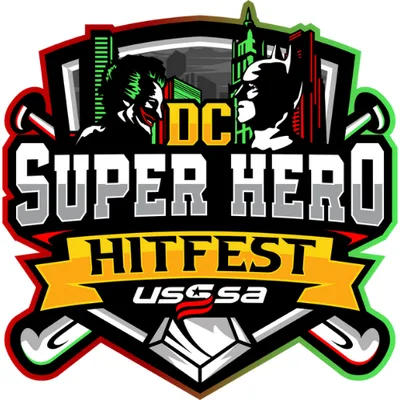 SUPER HERO HITFEST (A-AA-Op) BATMAN & JOKER RINGS logo
