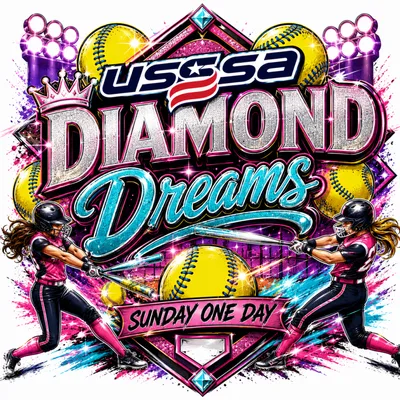 USSSA Diamond Dreams (Sunday One Day logo