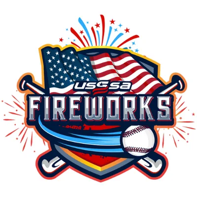 USSSA Fireworks (a-aa-aaa) 100 Teams N 2025 (turf) logo