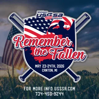 USSSA Remember The Fallen Ring Event logo