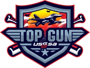 USSSA Top Gun - (top Gun Rings) 200 Teams in 2025 logo